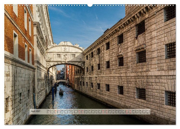 Produktbild: Venedig. Ein Jahr in der Lagunenstadt (hochwertiger Premium Wandkalender 2027 DIN A2 quer), Kunstdruck in Hochglanz