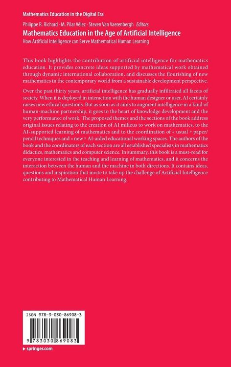 Produktbild: Mathematics Education in the Age of Artificial Intelligence