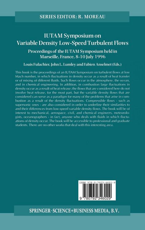 Produktbild: IUTAM Symposium on Variable Density Low-Speed Turbulent Flows