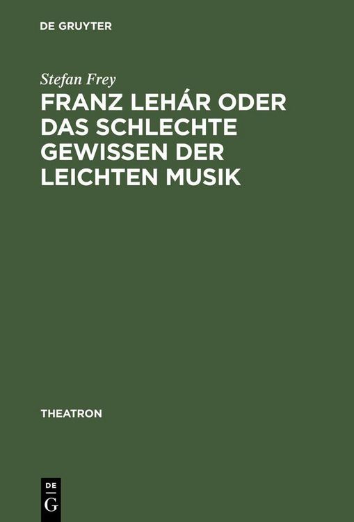 Produktbild: Franz Leh&aacute;r oder das schlechte Gewissen der leichten Musik