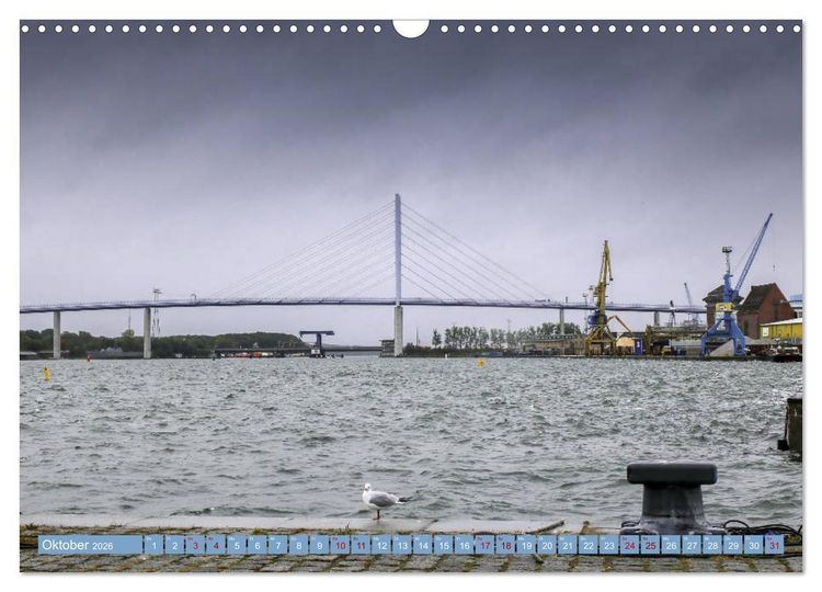 Produktbild: Stralsund und die Boddenlandschaft (Wandkalender 2026 DIN A3 quer), CALVENDO Monatskalender