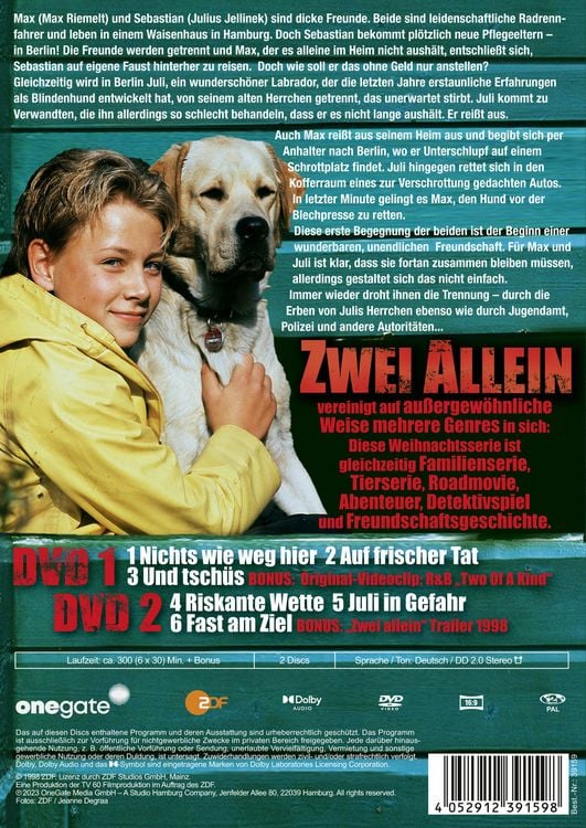 Produktbild: Zwei allein - Die komplette Serie [2 DVDs]