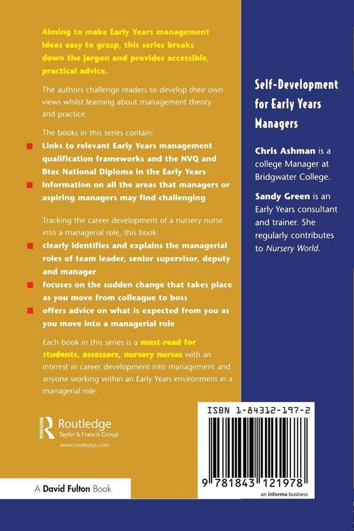 Produktbild: Self Development for Early Years Managers