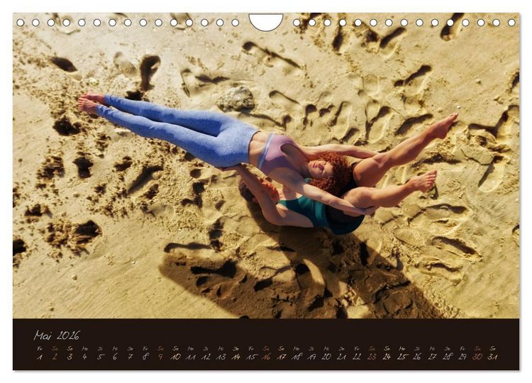 Produktbild: YogaPaare (Wandkalender 2026 DIN A4 quer), CALVENDO Monatskalender