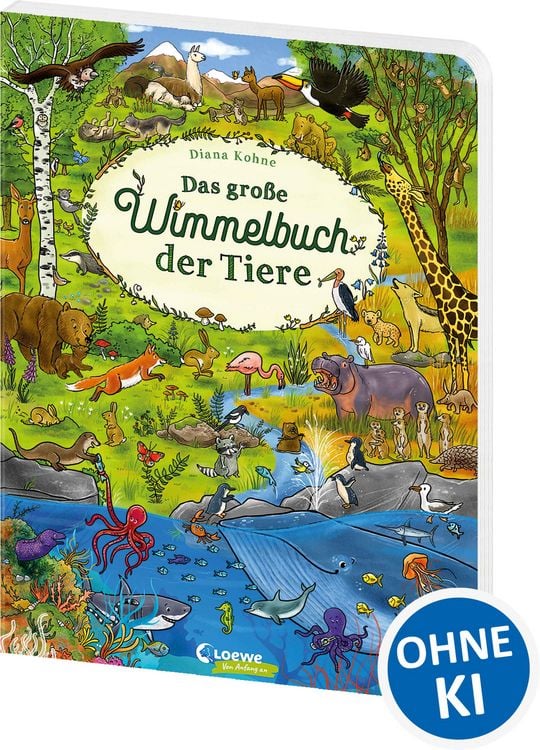 Produktbild: Das gro&szlig;e Wimmelbuch der Tiere