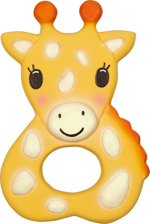 Produktbild: Bei&szlig;ring aus Naturkautschuk Giraffe - BabyGl&uuml;ck