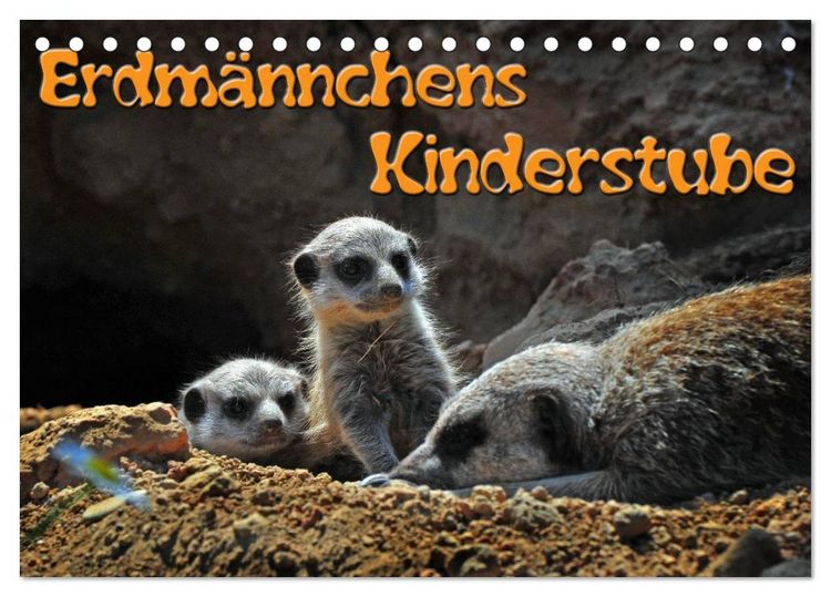 Produktbild: Erdm&auml;nnchens Kinderstube (Tischkalender 2026 DIN A5 quer), CALVENDO Monatskalender