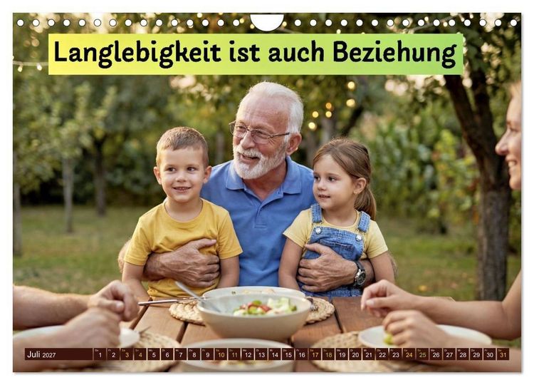 Produktbild: Longevity - Die Zukunft der Vitalit&auml;t (Wandkalender 2027 DIN A4 quer), CALVENDO Monatskalender