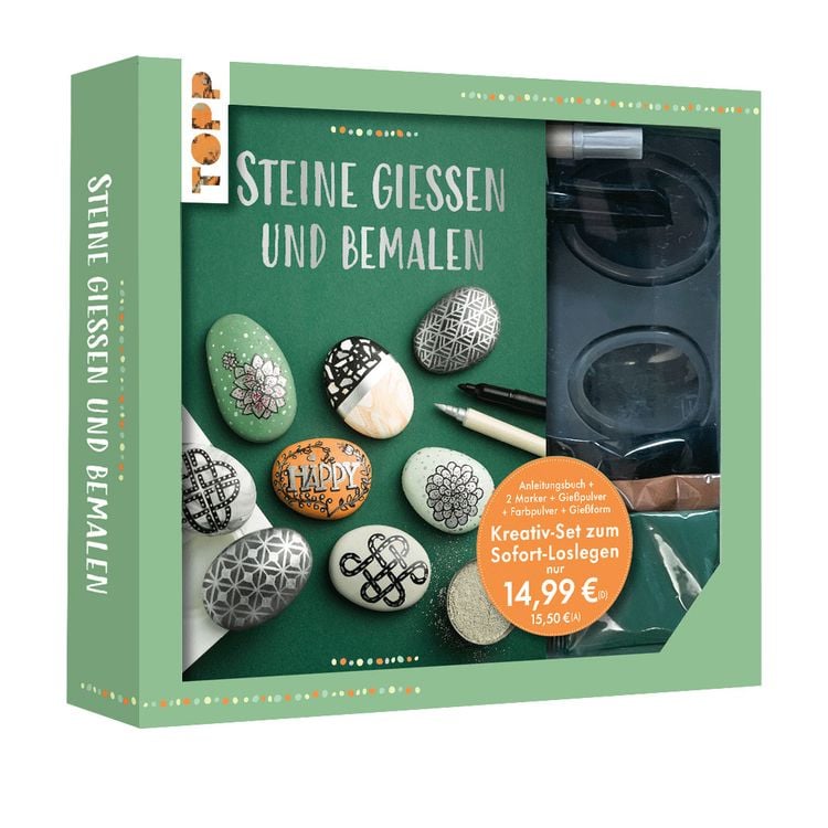 Produktbild: Kreativ-Set - Steine gießen