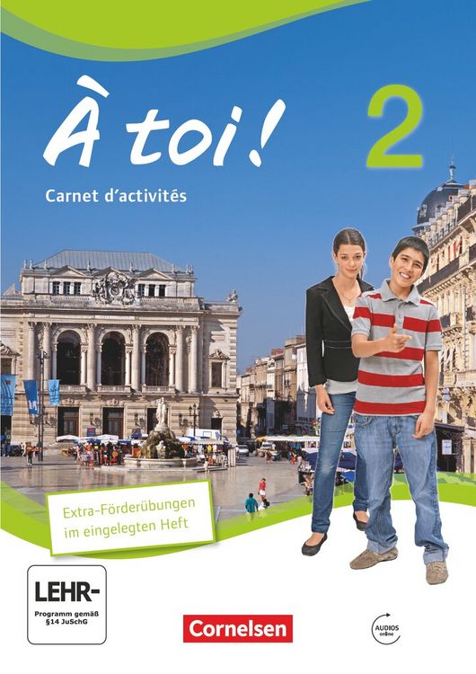 Produktbild: &Agrave; toi! 2. Carnet d'activit&eacute;s mit mit Audios online und eingelegtem F&ouml;rderheft