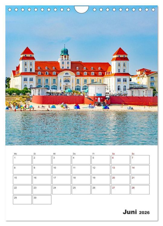 Produktbild: R&uuml;gen - Terminplaner (Wandkalender 2026 DIN A4 hoch), CALVENDO Monatskalender