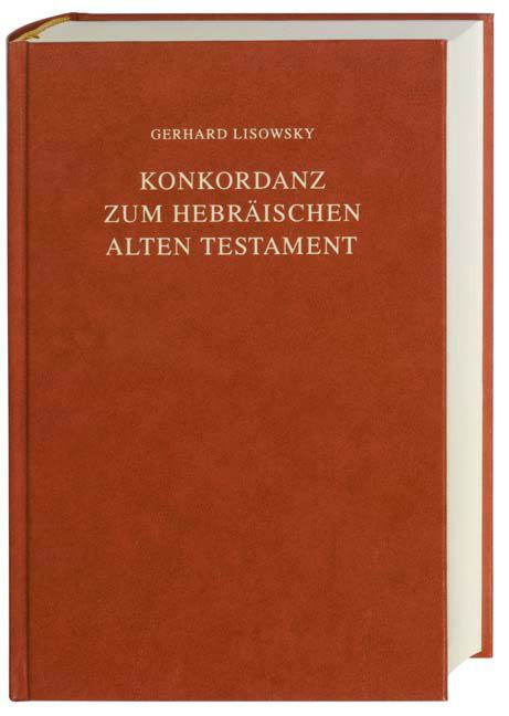 Produktbild: Konkordanz zum Hebr&auml;ischen Alten Testament
