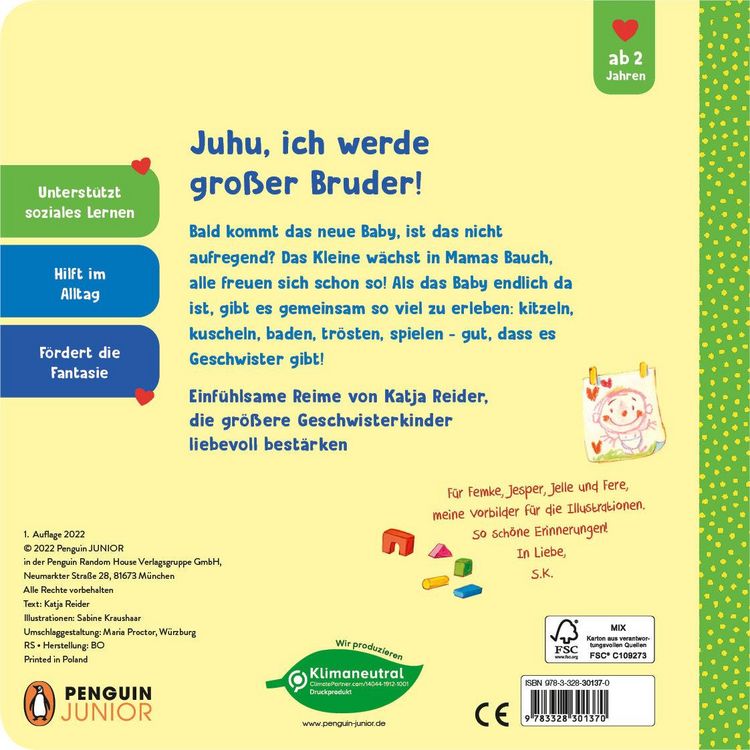 Produktbild: Juhu, ich bin jetzt gro&szlig;er Bruder!