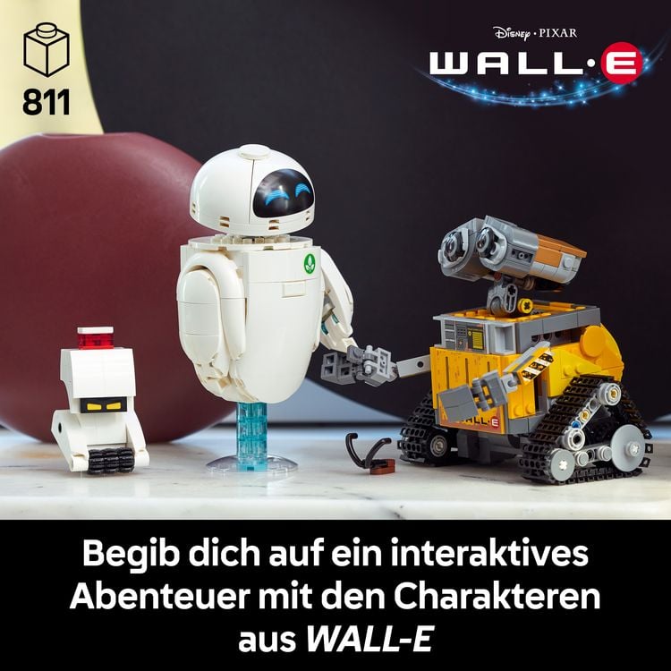 Produktbild: LEGO ǀ Disney and Pixar 43279 WALL-E und EVE, Modellbau