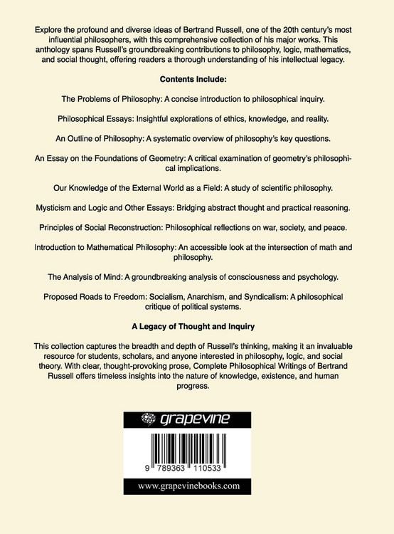 Produktbild: Complete Philosophical Writings of Bertrand Russell