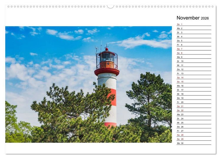 Produktbild: Nida - Perle am Kurischen Haff (hochwertiger Premium Wandkalender 2026 DIN A2 quer), Kunstdruck in Hochglanz