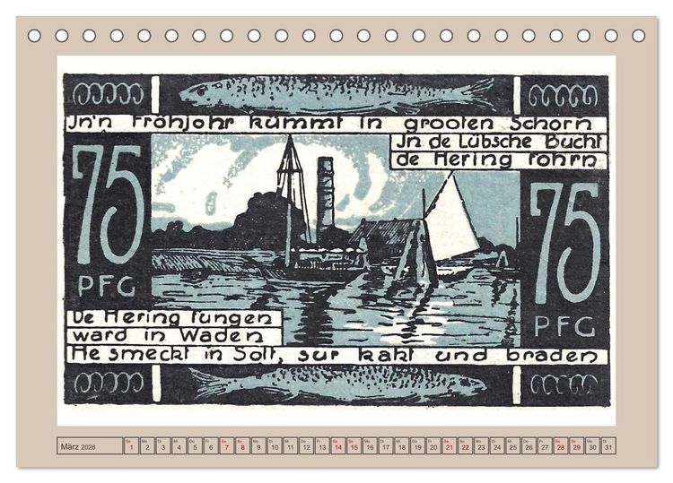 Produktbild: Gru&szlig; aus Travem&uuml;nde (Tischkalender 2026 DIN A5 quer), CALVENDO Monatskalender