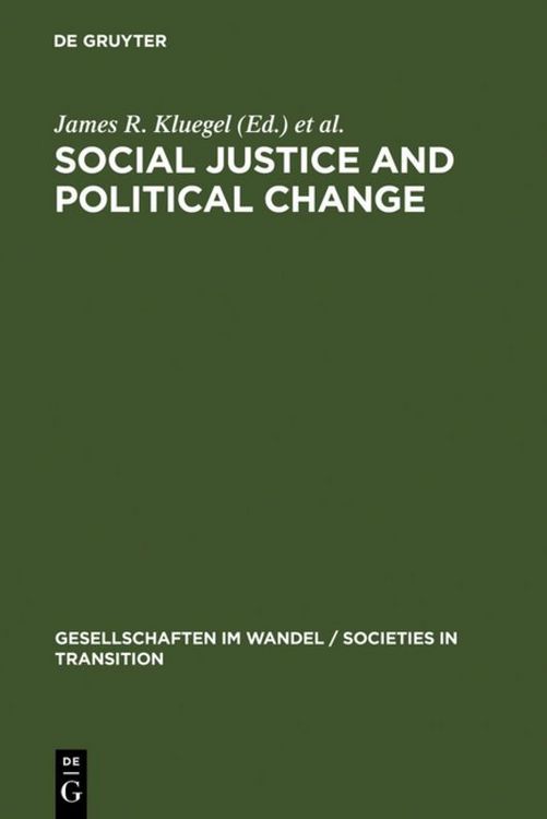 Produktbild: Social Justice and Political Change