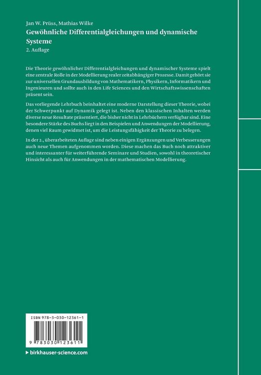 Produktbild: Gew&ouml;hnliche Differentialgleichungen und dynamische Systeme