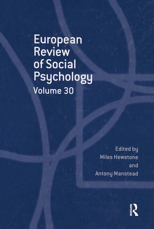 Produktbild: European Review of Social Psychology: Volume 30