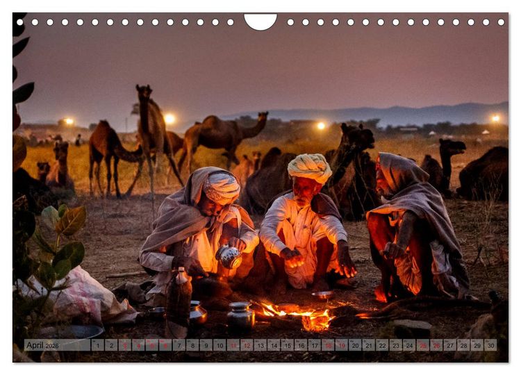 Produktbild: Indien Rajasthan: Unterwegs im Land der K&ouml;nige (Wandkalender 2026 DIN A4 quer), CALVENDO Monatskalender
