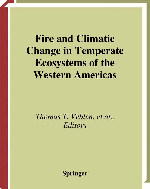 Produktbild: Fire and Climatic Change in Temperate Ecosystems of the Western Americas