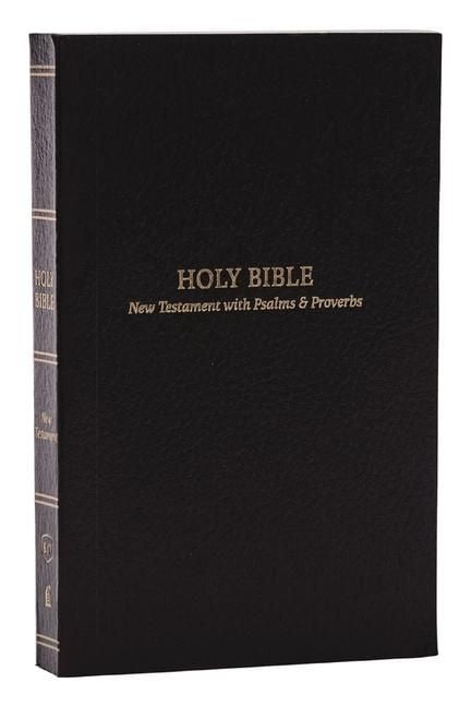 Produktbild: KJV Holy Bible: Pocket New Testament with Psalms and Proverbs, Black Softcover, Red Letter, Comfort Print: King James Version