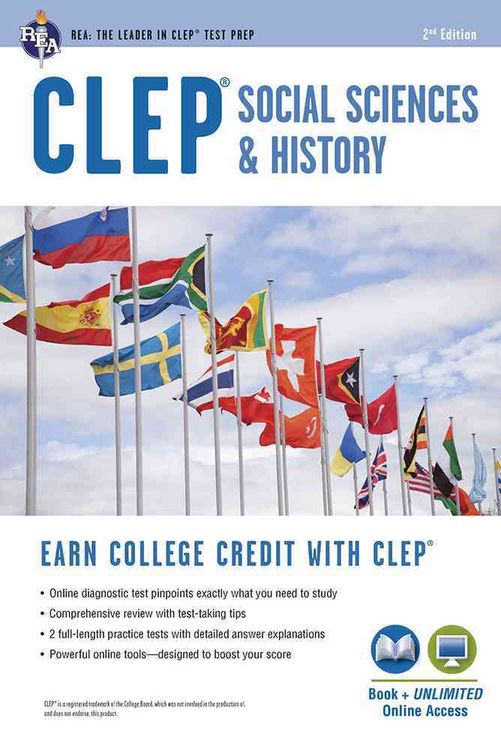 Produktbild: Clep(r) Social Sciences & History Book + Online, 2nd Ed.