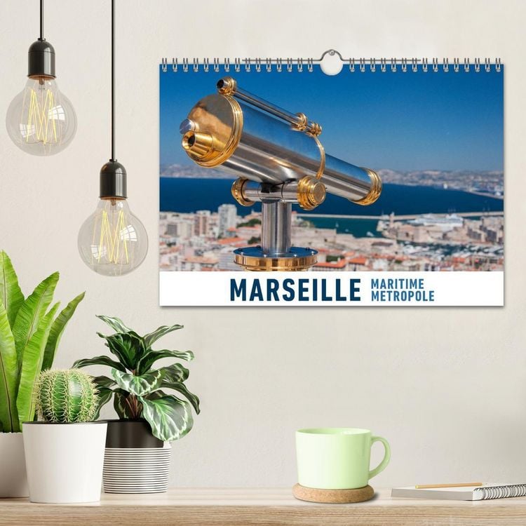 Produktbild: Marseille Maritime Metropole (Wandkalender 2026 DIN A4 quer), CALVENDO Monatskalender