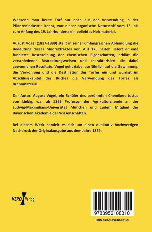 Produktbild: Der Torf, seine Natur und Bedeutung