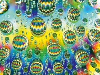 Produktbild: CALVENDO Puzzle Regenbogen Tropfen | 1000 Teile Lege-Gr&ouml;&szlig;e 64x48cm Foto-Puzzle f&uuml;r gl&uuml;ckliche Stunden
