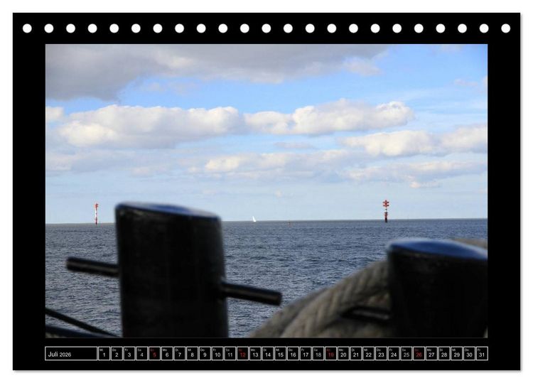 Produktbild: Seeblick (Tischkalender 2026 DIN A5 quer), CALVENDO Monatskalender