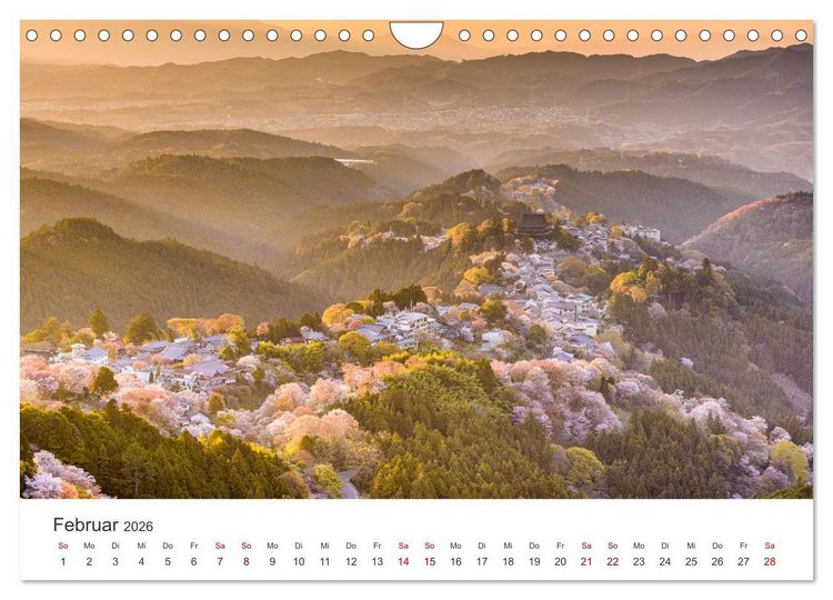 Produktbild: Japan - Im Land der aufgehenden Sonne. (Wandkalender 2026 DIN A4 quer), CALVENDO Monatskalender