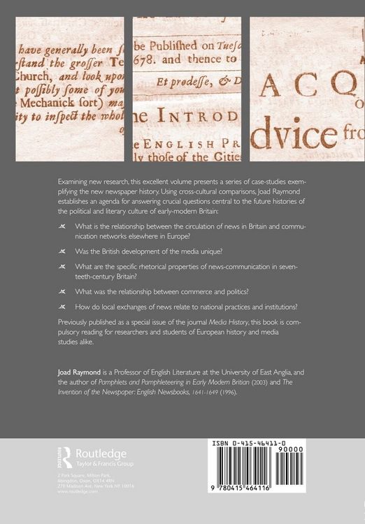 Produktbild: News Networks in Seventeenth Century Britain and Europe