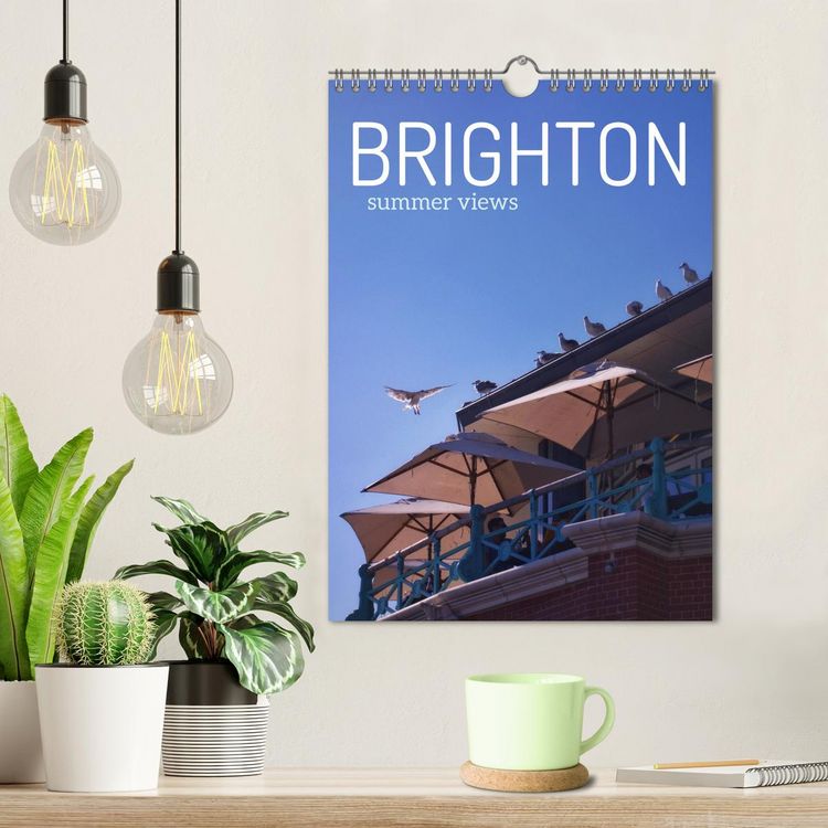 Produktbild: Brighton Summer Views (Wall Calendar 2026 DIN A4 portrait), CALVENDO 12 Month Wall Calendar