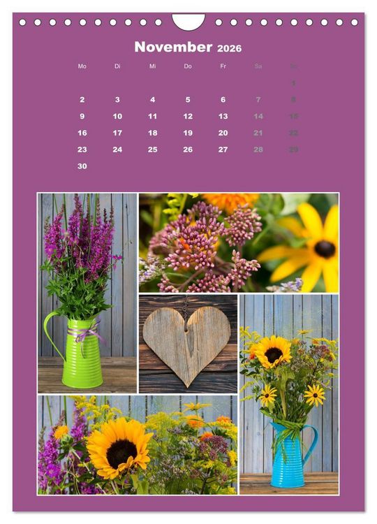 Produktbild: Der kunterbunte Collagen Kalender (Wandkalender 2026 DIN A4 hoch), CALVENDO Monatskalender