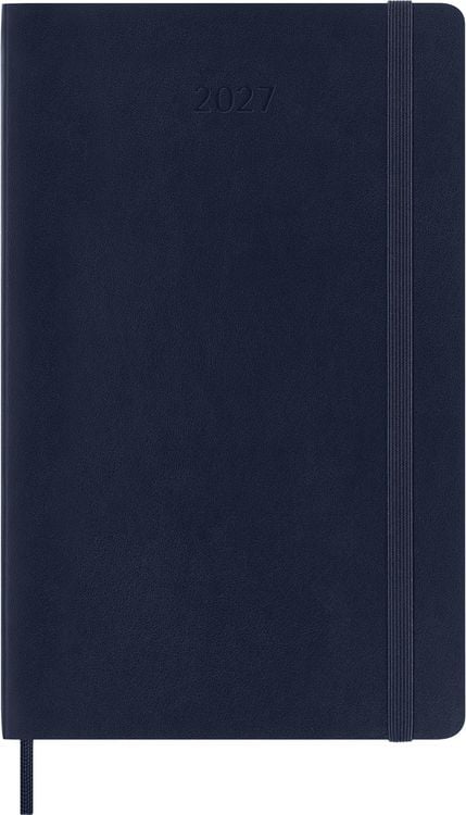 Produktbild: Moleskine 12 Monate Tageskalender 2027, Large/A5, 1 Tag = 1 Seite, Weicher Einband, Saphir