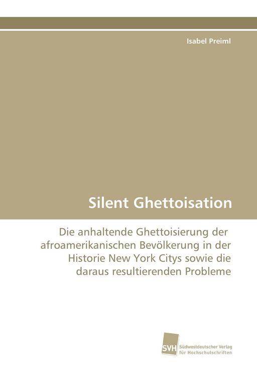Produktbild: Silent Ghettoisation