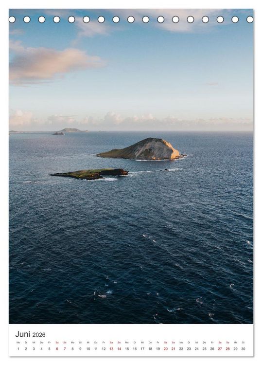 Produktbild: Hawaii - Das wundersch&ouml;ne Land im Pazifik. (Tischkalender 2026 DIN A5 hoch), CALVENDO Monatskalender