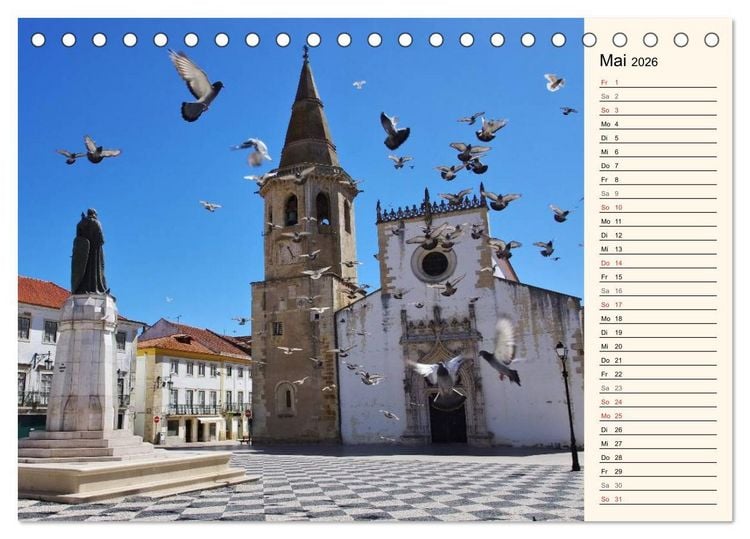 Produktbild: Portugal (Tischkalender 2026 DIN A5 quer), CALVENDO Monatskalender