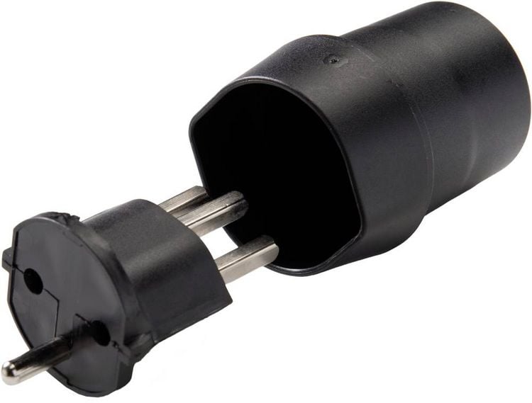 Produktbild: Martin Kaiser 163/sw/1 Steckeradapter nicht l&ouml;sbar 163/sw/1