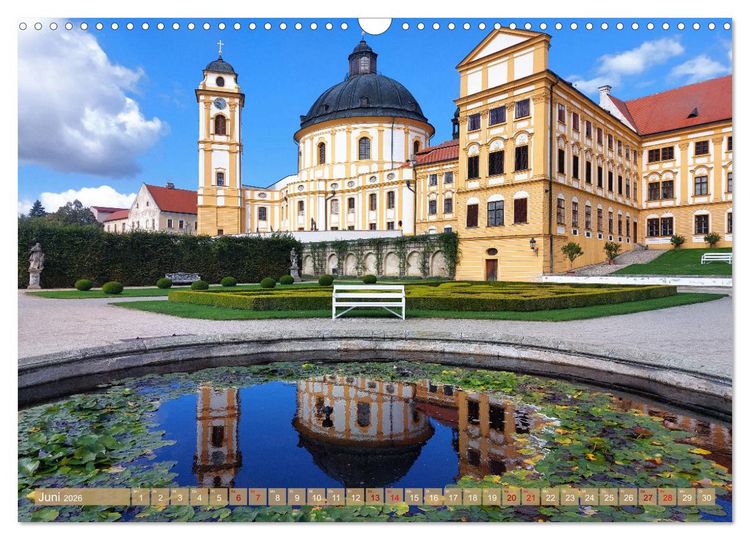 Produktbild: Trebitsch und Schloss Jarmeritz (Wandkalender 2026 DIN A3 quer), CALVENDO Monatskalender
