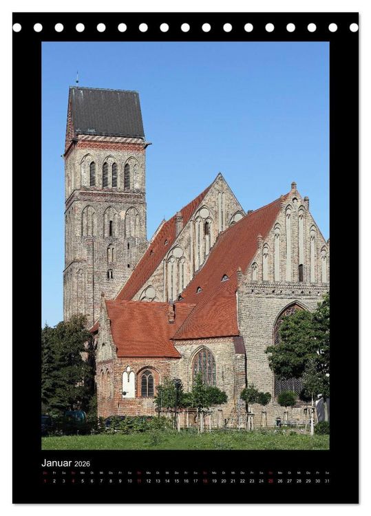 Produktbild: Anklam 2026 (Tischkalender 2026 DIN A5 hoch), CALVENDO Monatskalender