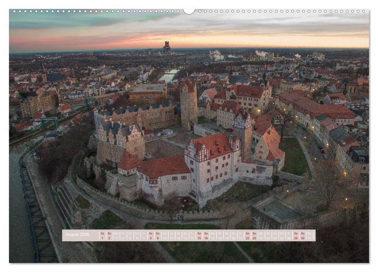 Produktbild: Bernburg meine Heimat - meine Stadt (hochwertiger Premium Wandkalender 2026 DIN A2 quer), Kunstdruck in Hochglanz