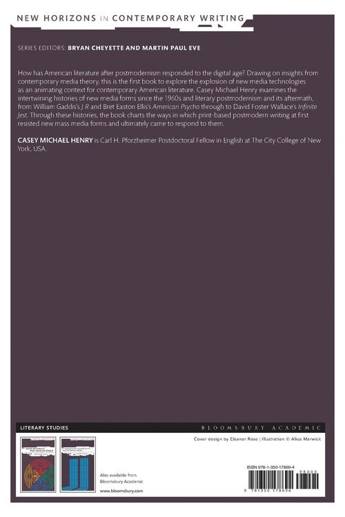 Produktbild: New Media and the Transformation of Postmodern American Literature