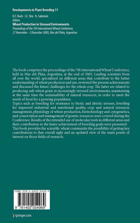 Produktbild: Wheat Production in Stressed Environments