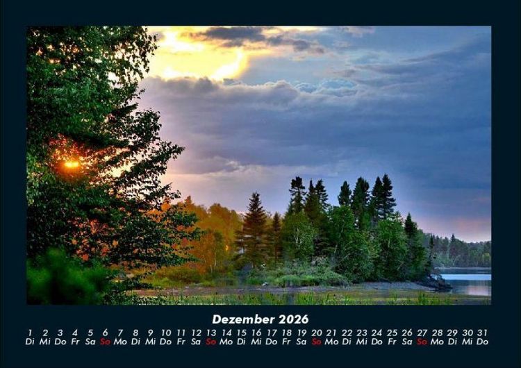 Produktbild: Bilder der Natur 2026 Fotokalender DIN A4