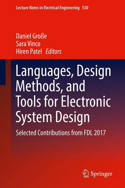 Produktbild: Languages, Design Methods, and Tools for Electronic System Design