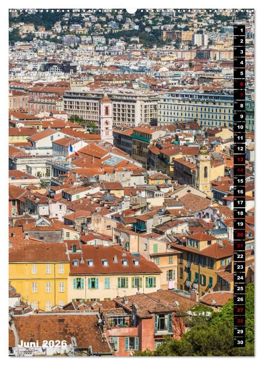 Produktbild: Idyllisches Nizza (hochwertiger Premium Wandkalender 2026 DIN A2 hoch), Kunstdruck in Hochglanz