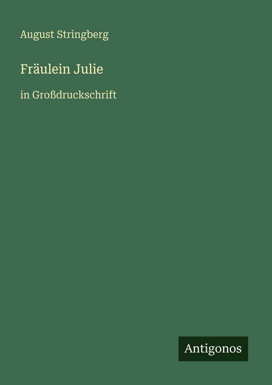 Produktbild: Fr&auml;ulein Julie